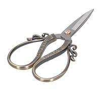 Fdit European Style Scissor, Vintage Classical Embroidery Sewing Scissors with Ergonomic Handle, for Needle Art Work Beauty Trimming