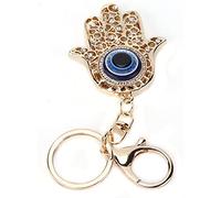 Fdit Evil Eye Keychain,Blue Evil Eye Hand Keychain Portable Keychain Charm Pendant Accessories Hanging Ornament for Handbag Hooks Decoration