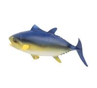 Fdit Exquisite Lifelike Fish Model for Children Kids , Hand-Painted Simulation Fish Model for History Education, Safe Soft Plastic (bluefin tuna)