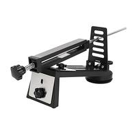 Fdit Fixed Angle Sharpener, Knife Sharpening Kit with 3 Sharpening Stones 240 600 1000 Grit, Adjustable Angle 20 to 60 Degrees, Stable Suction Base, for Kitchen Scissors Garden