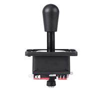 Fdit Game Machine Joystick, Microswitch Replacement Part with Stainless Steel Shaft and Non Slip Nut for Cabinets DIY Projects