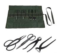 Fdit Garden Cutting Kit, 4 Piece Pruning Set with 2 Pliers 2 Scissors for Branches Leaf Bud, High Forging Steel Canvas Storage Bag for Orchard