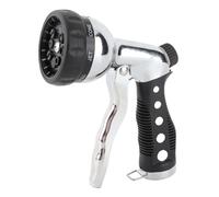 Fdit Garden Hose Nozzle Sprayer High Pressure Hose Nozzle Heavy Duty Metal High Pressure Water Gun 7 Adjustable Watering Patterns for Hand Watering Plants Lawn Car Washing Patio Dog