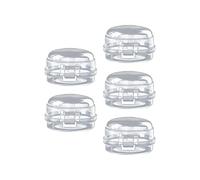 Fdit Gas Stove Knob Covers Child Safety, Clear Switch Protection Tool for Infant, 5Pcs Home Kitchen Guard for Oven Microwave, ABS Transparent 6x6x4cm (Transparent)