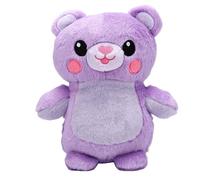Fdit Glow in the Dark Plush Toy, Soft Stuffed Animal with LED Drawing Pen for Kids Nighttime Creative Doodle Art (Bear)