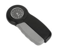Fdit Grip Strength Tester, High Strength Wearable Screen with Hand Dynamometer, Pointer Display, Ergonomic Wrist Forearms (Dark Gray)
