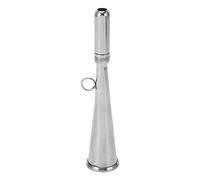 Fdit Handheld Foghorn, Stainless Steel Boat Fog Horn with Removable Mouthpieces for Marine Safety and Emergency Signaling