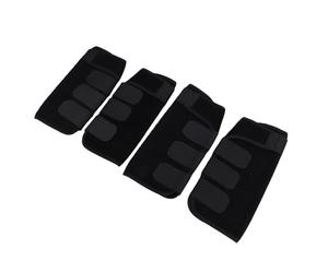 Fdit Horse Leg Wrap 4 Pack, Shock Absorbing Training Jumping Herding Support High Elastic Breathable Fabric Medium Size for Warmblood Thoroughbred Quarter Horse