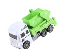 Fdit Inertial Garbage Truck Realistic Environmental Education Vehicle, Simple Operation, Boys, Plastic Material (Sanitation truck (dumping truck))