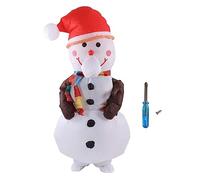 Fdit Inflatable Christmas Costume, Adult Blow Up Christmas Suit Lightweight for Parties Cosplay Events with Battery Case (Tree Branch Snowman)