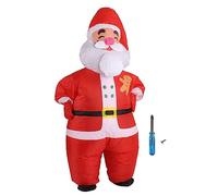 Fdit Inflatable Christmas Costume, Lightweight Blow Up Doll Suit with Reinforced Stitching Fun Adult Cosplay (Tree Branch Snowman)