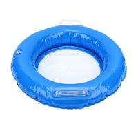 Fdit Inflatable Floating Sand Sifter, Foldable Double Layer Mesh Tooth Sifter Sieve with Soft Handles for Fossils Shells Jewels