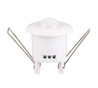 Fdit Infrared Motion Sensor, 360 Degree Detection Switch with Automatic Daylight Sensing, Adjustable Time Delay From 10 Seconds to 7 Minutes for Indoor Lighting Control