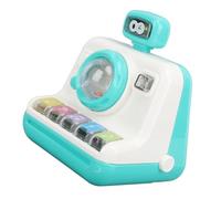 Fdit Intelligence Camera Finger Piano Toy with Multiple Detachable Components, Educational Music Toy for Baby, Colorful and Attractive Puzzle Shape (White)