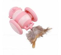 Fdit Interactive Cat Toy, Electric Self Play Motion Toy for Indoor Cats, Rechargeable 160mAh Battery with Automated Movements for Chase and Pounce Exercise