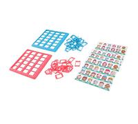 Fdit Interactive Children Puzzle Toy for Family Board Game Logic Reasoning Guessing Game, Parent Child Board , Above 3 Years Old (Red and Blue)