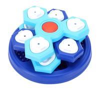 Fdit Interactive Dog Puzzle Toy with Multiple Layers Slow Feeder for Pet Entertainment, Anti Slip Bottom and Rotating Motion, 4 Levels Training Puzzle Feeder