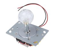 Fdit Joystick Kit, Sensitive Response Multiple Color Lighting Game Controller Stick with Strong Springs for Arcades Fighting Claw Machine