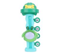 Fdit Kids Touch High Jump Counter Skill Building Trainer, Adjustable Height for Various Ages, Safe ABS Material, Interactive Scoring Games (Green)