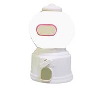 Fdit Kids Vending Machine Toy, Mini Twist Sugar Gumball Dispenser Coin Bank with Replaceable Candy Container, for Boys Girls Birthday Party Family Gathering (White)