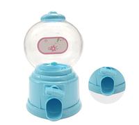 Fdit Kids Vending Machine Toy, Mini Twist Sugar Gumball Dispenser Coin Bank with Replaceable Candy Container, for Boys Girls Birthday Party Family Gathering (Blue)