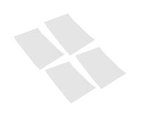 Fdit Laminate Sheets, Crystal Clear BOPP Protective Film for Pictures 11.8 X 8.4in, 50 Pack, with Scratch Resistant Water Resistant Finish, for Badge Making Art Creation Photo (Glitter)