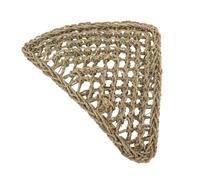 Fdit Lizard Hammock, Triangular Grass Mat for Bearded Dragon, Climbing, Multi-Level, 39 X 27 X 2 Cm