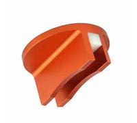 Fdit Magnetic Jac Grooved in Orange Aluminum with Saddle for a Safe Grip on Uneven Surfaces