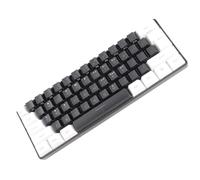 Fdit Mechanical RGB Feeling Wired Gaming Keyboard, 61 keys: Keyboard with Adjustable Support for the Home Office, RGB Backnit for Players (Black)