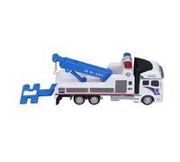 Fdit Metal Friction Powered Toy Tow Truck with Crane Hook for Kids, Inspires Creativity and Skill Development for Boys and Girls - Plastic 16 X 5.7 Cm