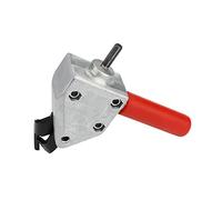 Fdit Metal Sheet Cutter Drill Attachment Power Shear Tool for Iron Stainless Steel Alloy Plate Plastic Plywood with Ergonomic Handle Precise Cutting No Burr