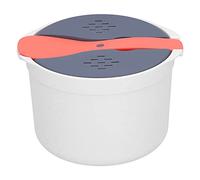 Fdit Microwave Oven Rice Cooker d0e0c7a9-06e2-46a0-8691-2c3413b81772 2L Orange,White,Red PP Rice Cooker with Strainer, Rice Scoop, Lid