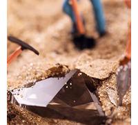 Fdit Minerals Digging Set, Geology Toy with 15 Gemstones and Fossils for Kids, Includes Brushes Hammers Chisels and Study Guide, Educational Boys Girls Age 3+