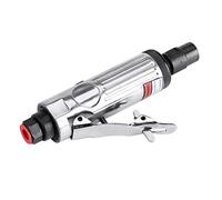 Fdit Mini Light Weight High Speed Air Grinder, Safety Operated Handle for Precision Metal Machining, Suitable for Cutting and Grinding Operations (Silver)