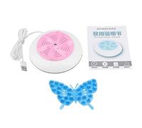 Fdit Mini Portable Ultrasonic Washing Machine for the Travel Laundry Cleaner Tool 1 Kg Mud (Pink)