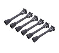 Fdit Mini Street Lamp Model, Micro Landscape Fairy Garden Accessories, DIY Miniature Street Lamp for Creating a Fairy World, Set of 6