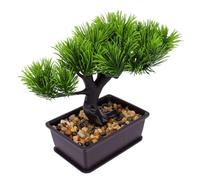 Fdit Mini Zen Artificial Bonsai Tree, Feng Shui Faux Plant