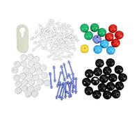 Fdit Molecular Model Kit for Chemistry, Organic Inorganic Structure Teaching Tool for Students, PP Plastic Atom Balls with Connecting Keys for Raising Space Imagination