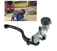 Fdit Motorcycle in Aluminum Motor Lever Hydraulic Coupling Suitable for Appearing The Horn of The Red Cylinder of The Oxen for Scooters for Scooters (Ti Color)