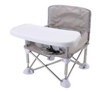 Fdit Multifunctional Baby Booster Seat Foldable Easy to Clean 3 in 1 Design for Toddler Dining Study Chair, Aluminum Tube PP Oxford Cloth for Homes Restaurants