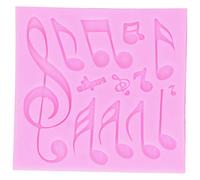 Fdit Music Note Shaped Silicone Mold, Food Grade Non Stick Baking Mold for Cake Chocolate Candy Making, Handmade Soap and Fondant Decoration