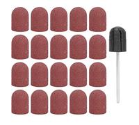 Fdit Nails Sanding Head Resistant Material Appropriate for Transformation Nails, Glass, Metal, Easy to Transport for the House (Brown)