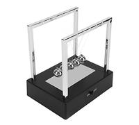 Fdit Newtons Balance Balls Pendulum with Base, Gravity Educational Toy, Anti-Stress Desk Ornament for Ages