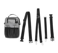 Fdit Nurse Fanny Pack with Adjustable Belt, Waist Bag for Scissors, Forceps & Stethoscopes, Oxford Cloth Multi-Pocket Nursing Organizer