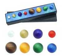 Fdit Opal 8 Planets Universe Solar System Set Educational Toys for Kids Teens Classroom Gift