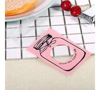 Fdit Packaging Bag of Plastic Cookies of Food Grade 100pcs/package for the Birthday the Wedding-4 Colors for Party-material Supplies :; Quantity: 100pcs (7 * 10+3 Pink)