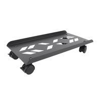 Fdit PC Tower Stand Heavy Duty Ventilated Steel Mobile CPU Holder for Gaming Desk Accessories, Easy Mobility for Various PC Towers