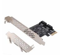 Fdit PCI Express Dual Port III 6Gbit/s Expansion Adapter for Large/small Chassis, AHCI/IDE Support, Plug and Reproduction for PC Enthusiasts