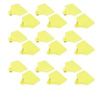 Fdit Plastic Ear Tags for Livestock, 100 Pack Double Sided Cattle