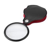 Fdit Pocket -folding Enlargement of the Glass Roupe 8x Mini Ideal for Jewelers Beauty Reading in Poor Lighting Conditions
